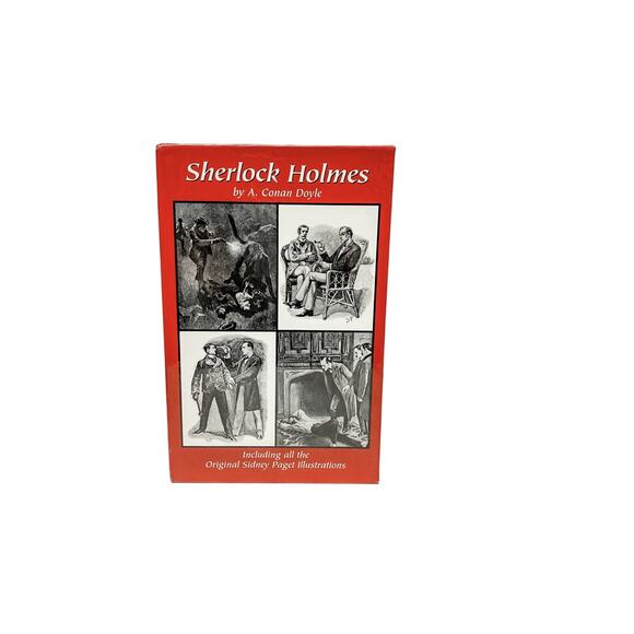 Vintage 1996 Sherlock Holmes Hardback Book Set 4-Volume by A. Conan Doyle - Picture 3 of 4